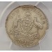 AUSTRALIA 1921 . ONE 1 SHILLING . STAR . PCGS AU50